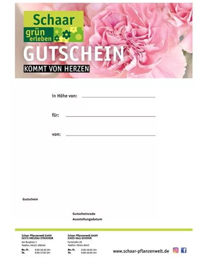 Online Gutschein