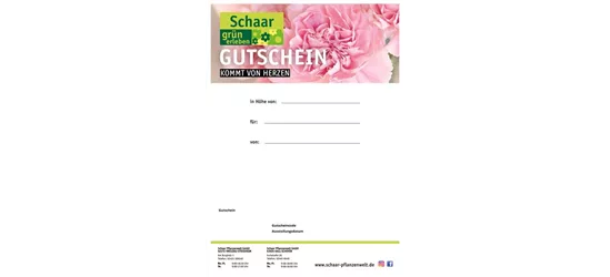 Online Gutschein